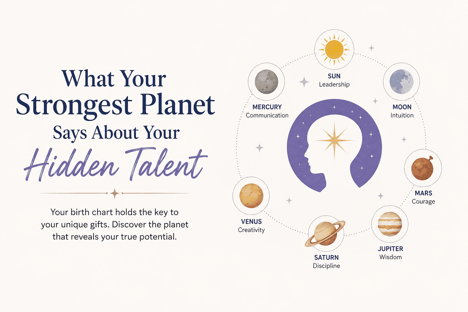 What Your Strongest Planet Says About Your Hidden Talent