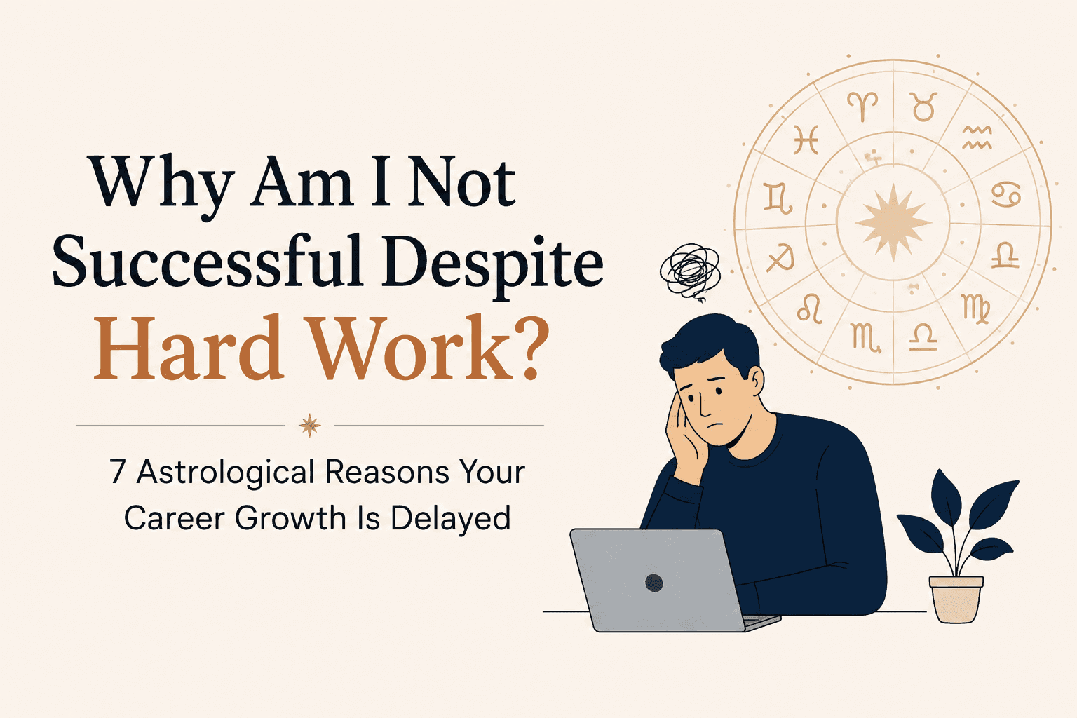 Why Am I Not Successful Despite Hard Work? 7 Astrological Reasons Your Career Growth Is Delayed
