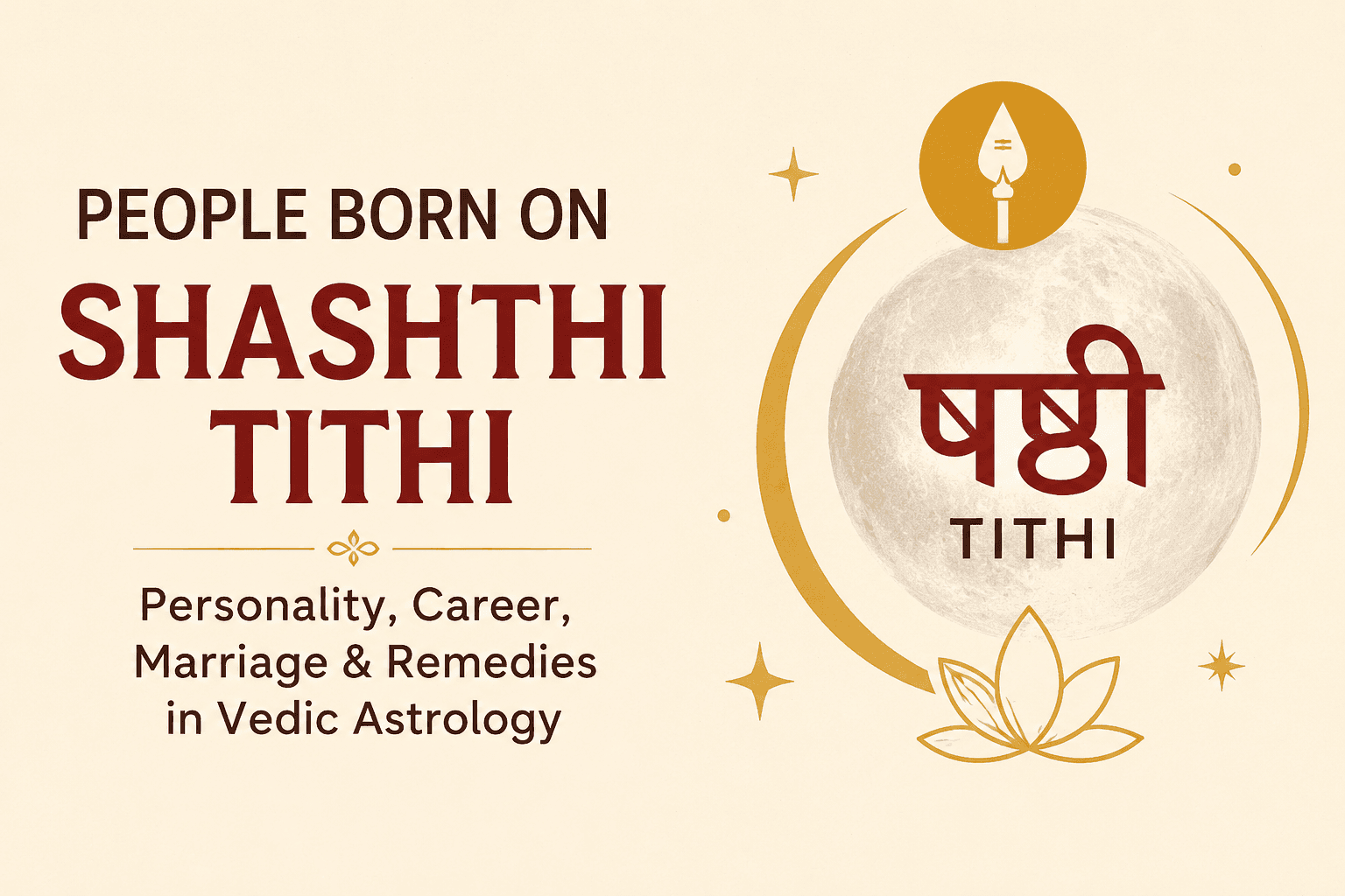 People Born on Shashthi Tithi: Personality, Career, Marriage, and Astrology Meaning