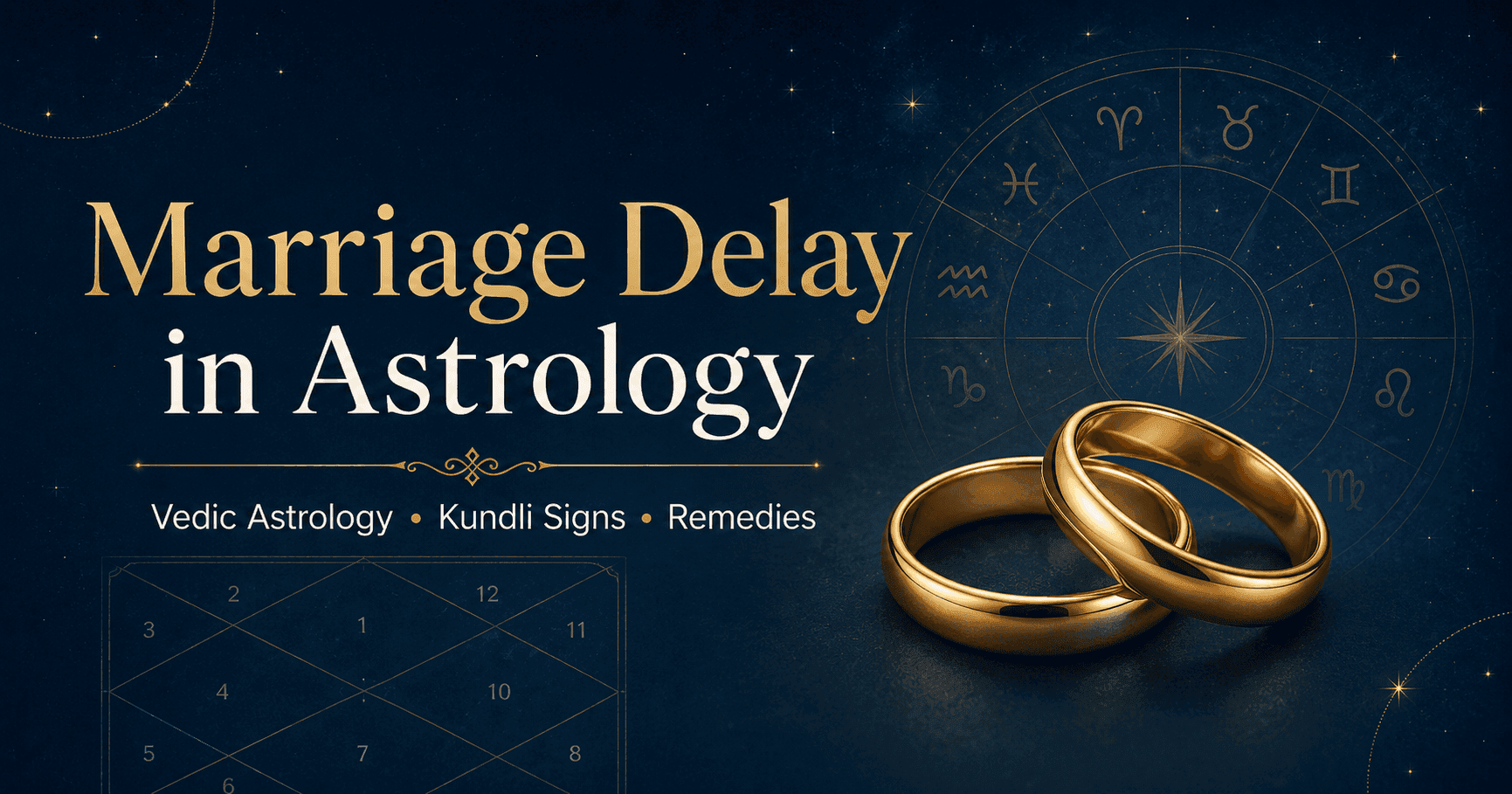 Why Is My Marriage Getting Delayed? Vedic Astrology Reasons, Kundli Signs & Remedies