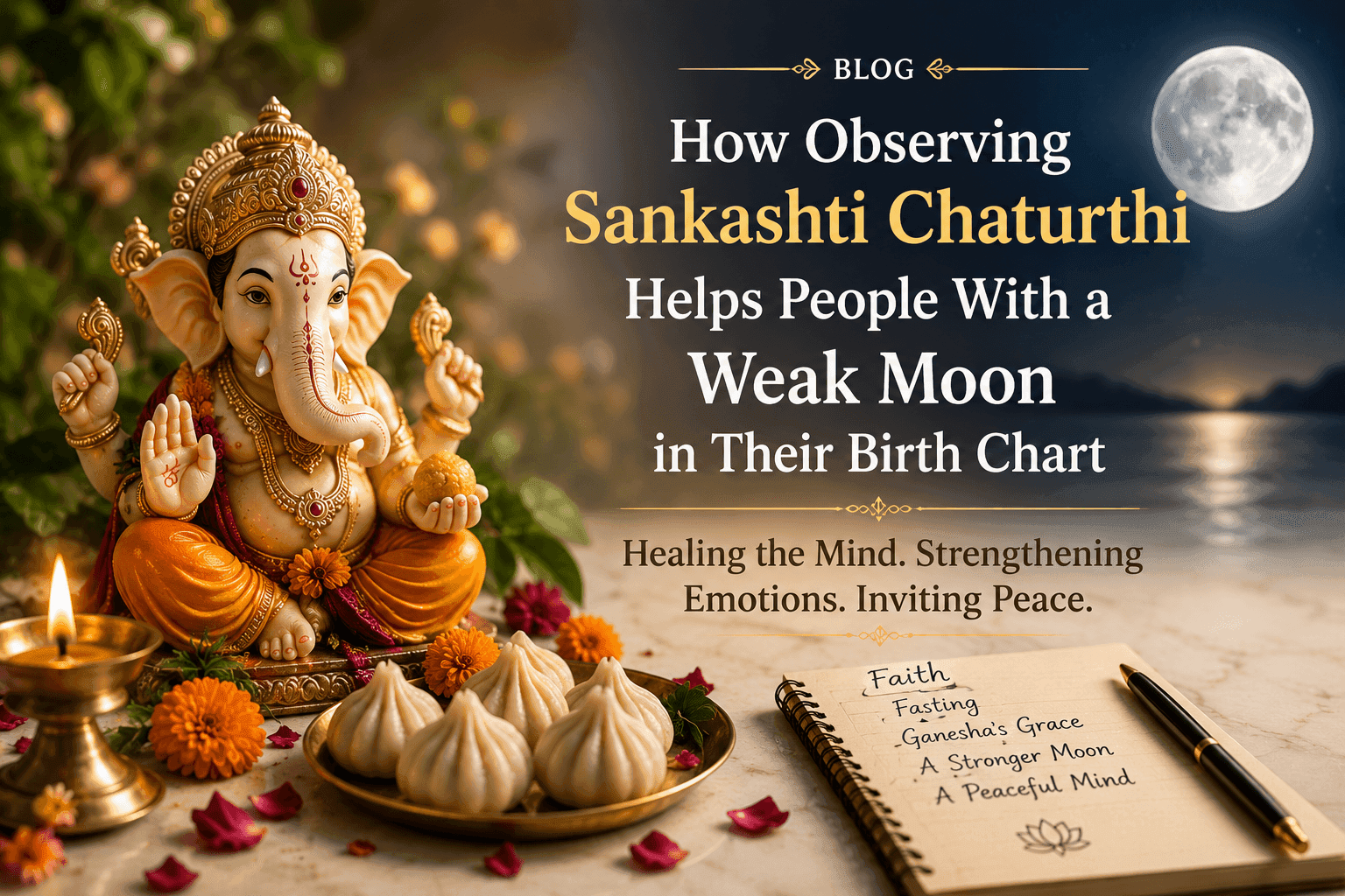 How Observing Sankashti Chaturthi Helps People With a Weak Moon in Their Birth Chart
