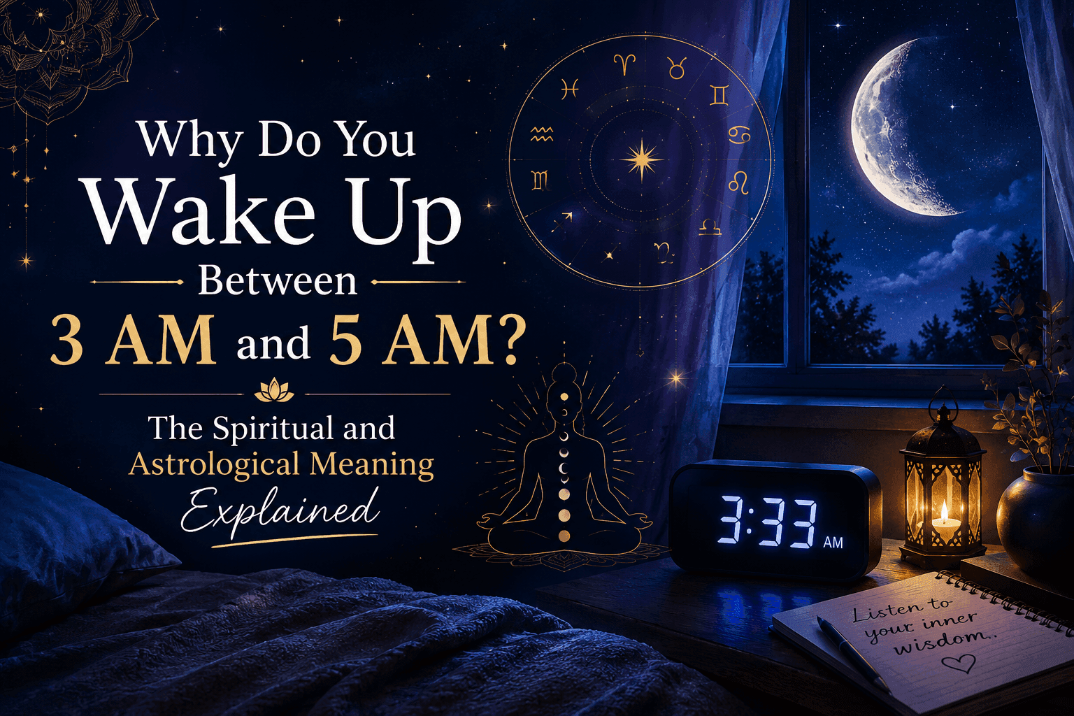 Why Do You Wake Up Between 3 AM and 5 AM? The Spiritual and Astrological Meaning Explained