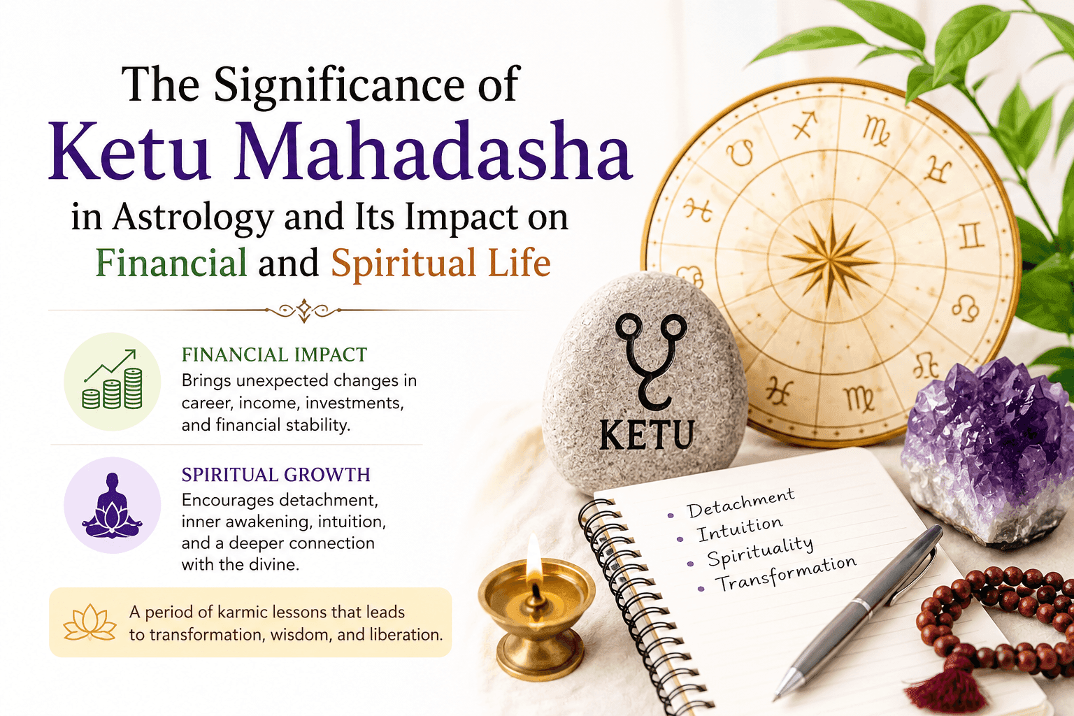 Ketu Mahadasha in Astrology: Financial Challenges & Spiritual Growth